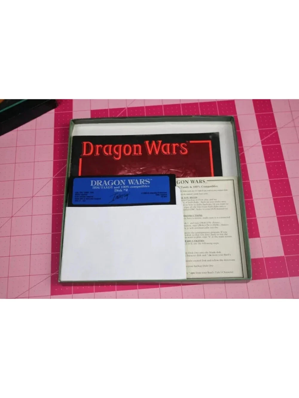 VINTAGE 1989 DRAGON WARS IBM PC GAME INTERPLAY IBM/TANDY 5.25